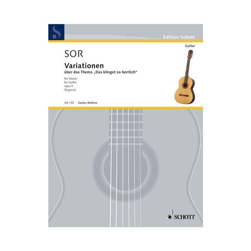 Sor, Fernando - Variations op. 9 