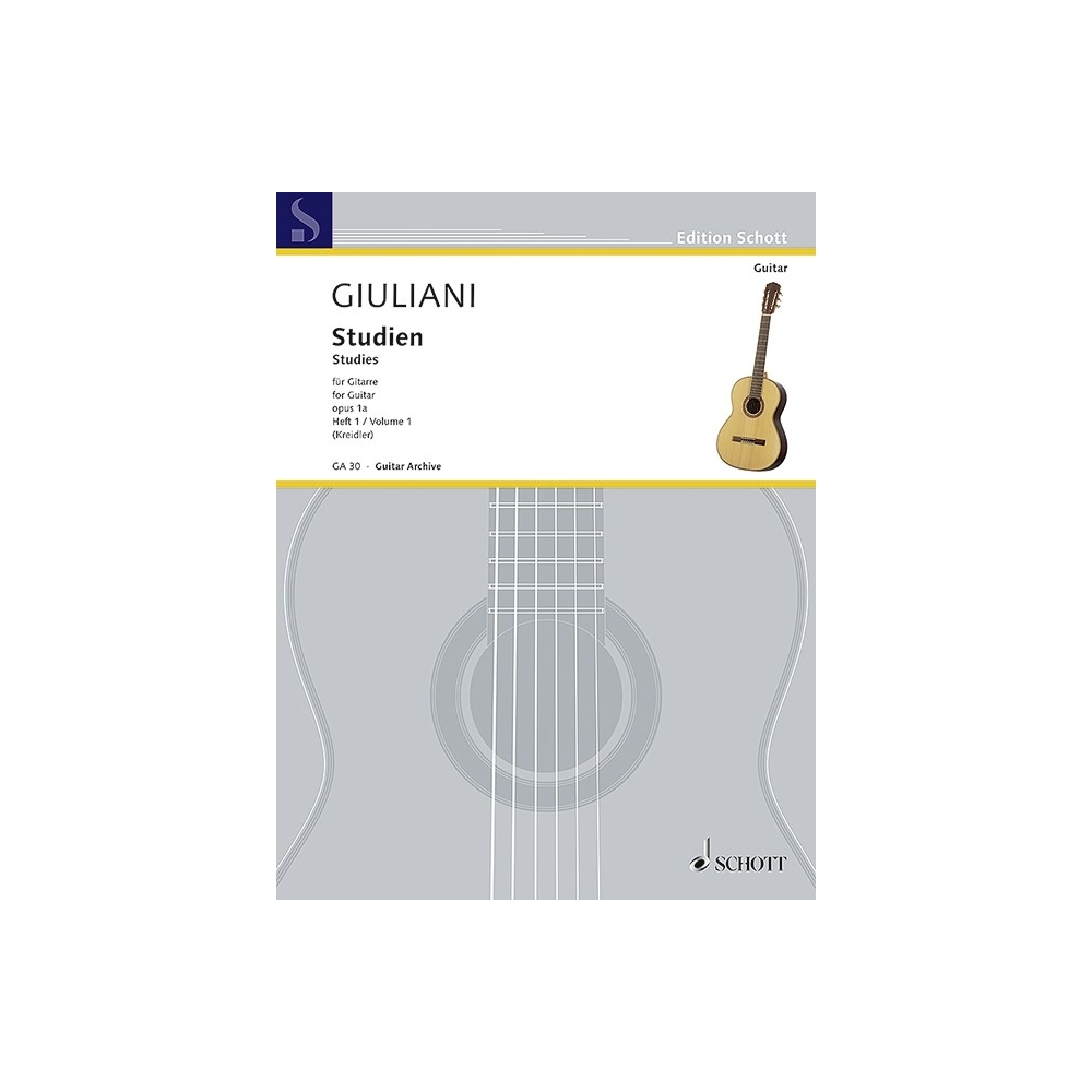 Giuliani, Mauro - Studies for Guitar op. 1a 