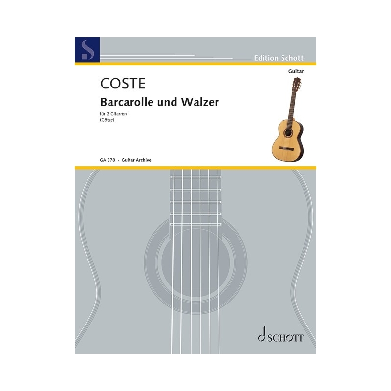 Coste, Napoléon - Barcarolle and Walzes aus op. 51 