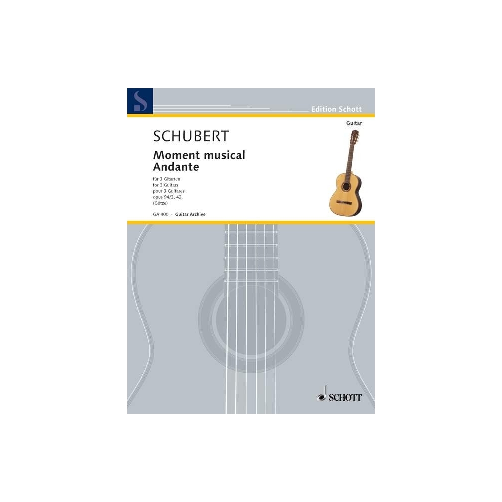 Schubert, Franz - Moment musical and Andante op. 94/3 und op. 42 D 780, D 845/2 