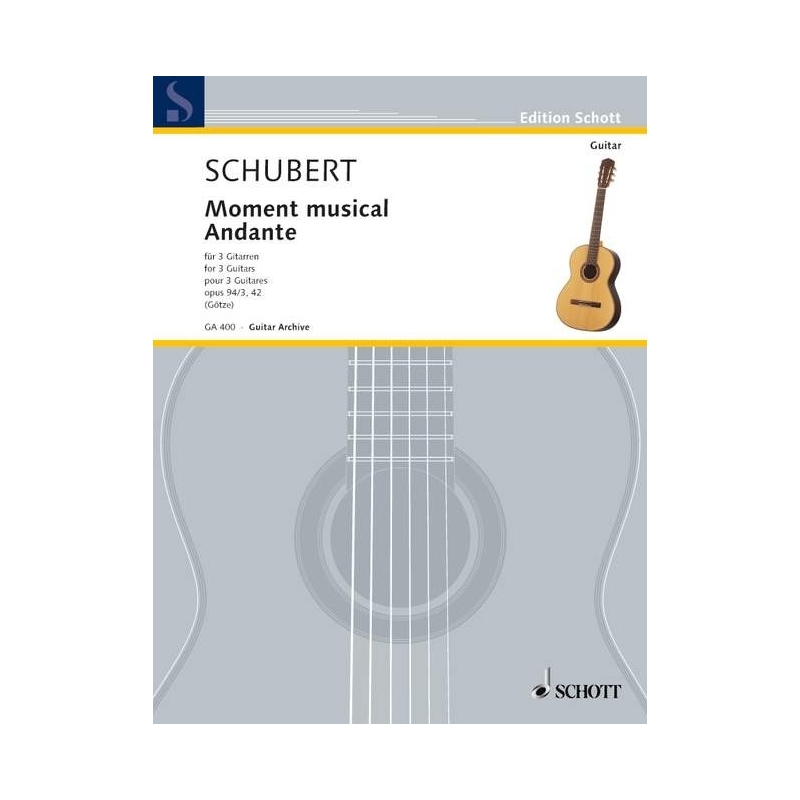 Schubert, Franz - Moment musical and Andante op. 94/3 und op. 42 D 780, D 845/2