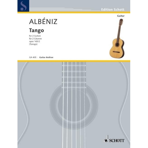 Albéniz, Isaac - Tango D Major op. 165/2