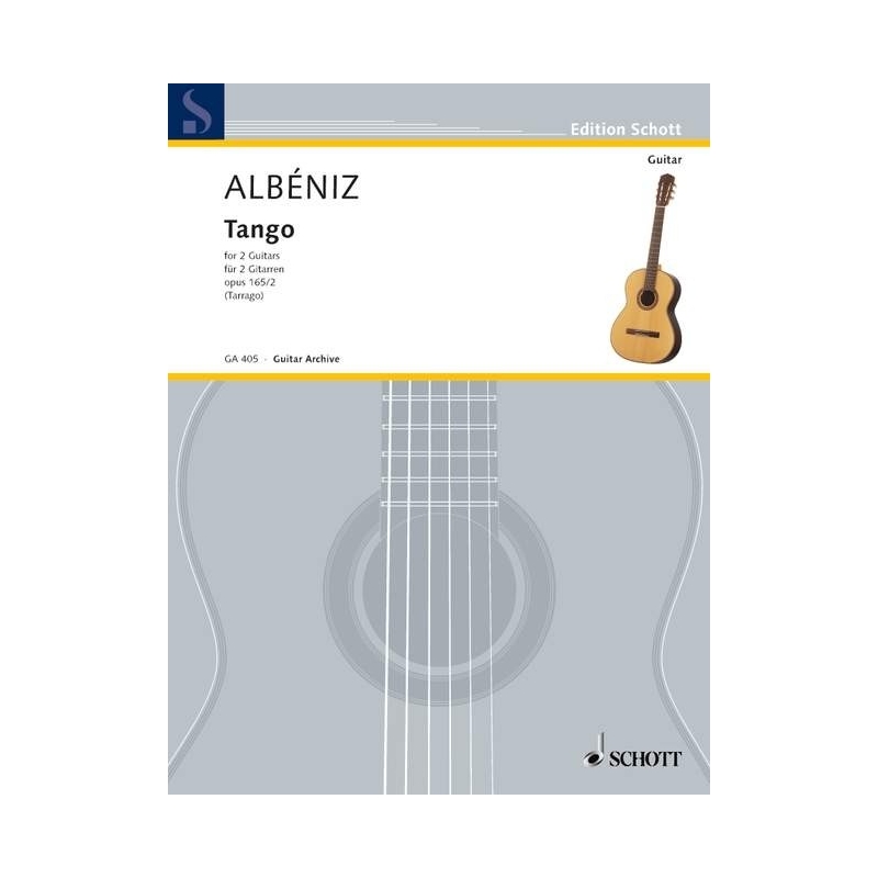 Albéniz, Isaac - Tango D Major op. 165/2