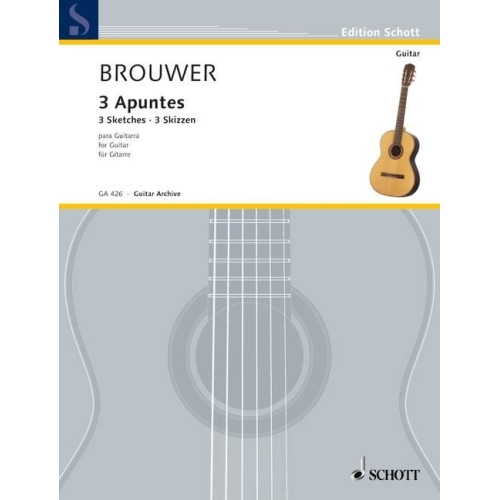 Brouwer, Leo - 3 Sketches 
