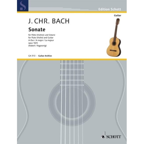 Bach, Johann Christian - Sonata A major op. 16/4