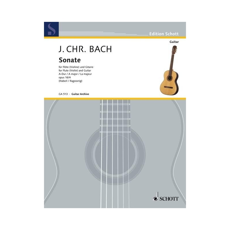 Bach, Johann Christian - Sonata A major op. 16/4