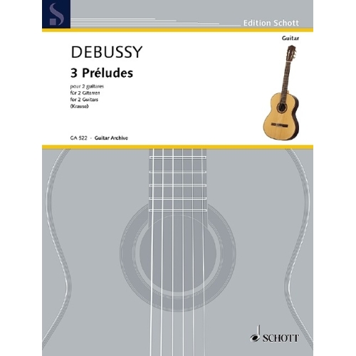 Debussy, Claude - 3 Préludes 