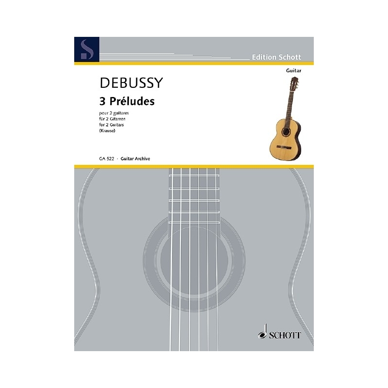 Debussy, Claude - 3 Préludes