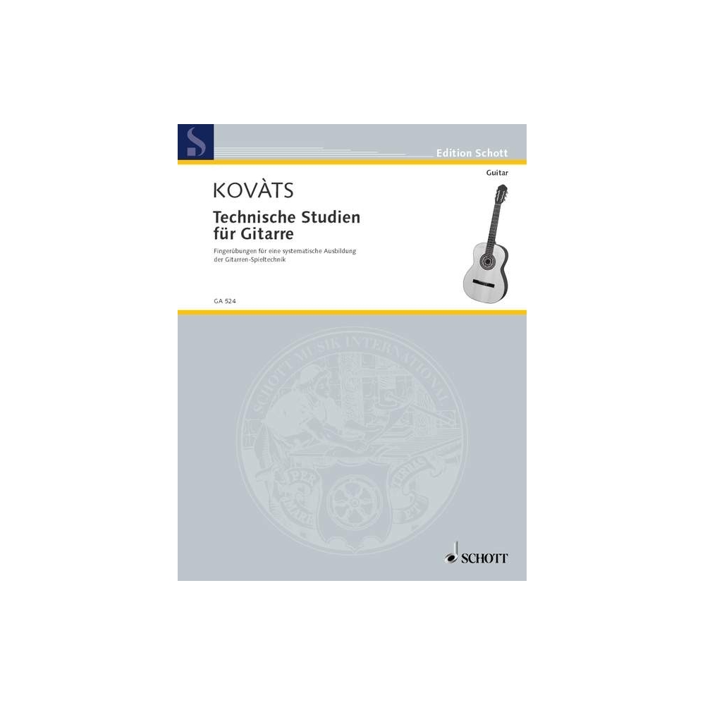 Kováts, Barna - Technical Studies for Guitar