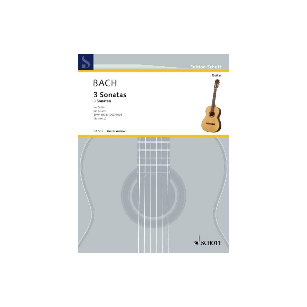 Bach, Johann Sebastian - 3 Sonatas  BWV 1001/1003/1005