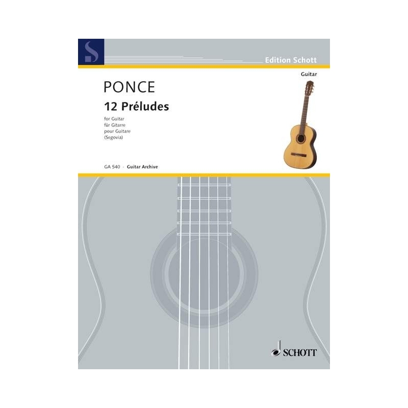 Ponce, Manuel Maria - 12 Préludes 
