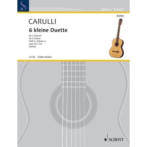 Carulli, Ferdinando - 6 little Duets op. 34 