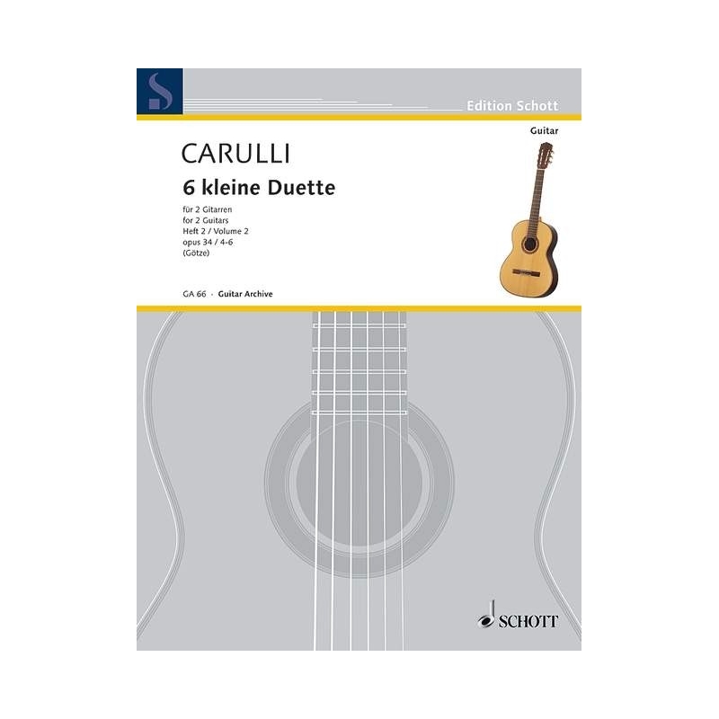 Carulli, Ferdinando - 6 little Duets op. 34  Vol. 2
