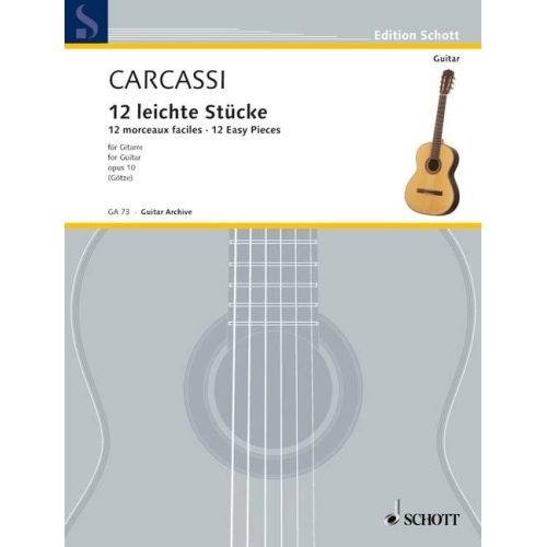 Carcassi, Matteo - 12 easy Pieces op. 10