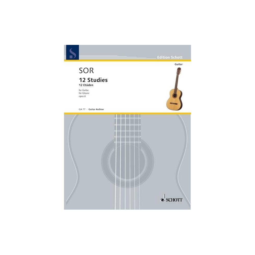 Sor, Fernando - 12 Studies op. 6 