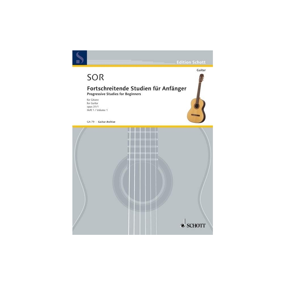 Sor, Fernando - 24 progressive Studies for Beginners op. 31 
