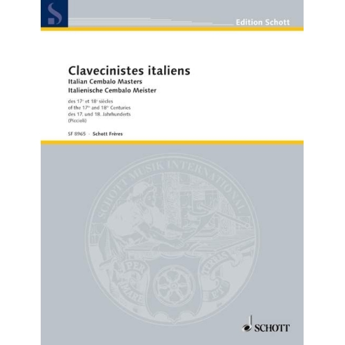 Italian Cembalo Masters - of the 17th and 18th Centuries