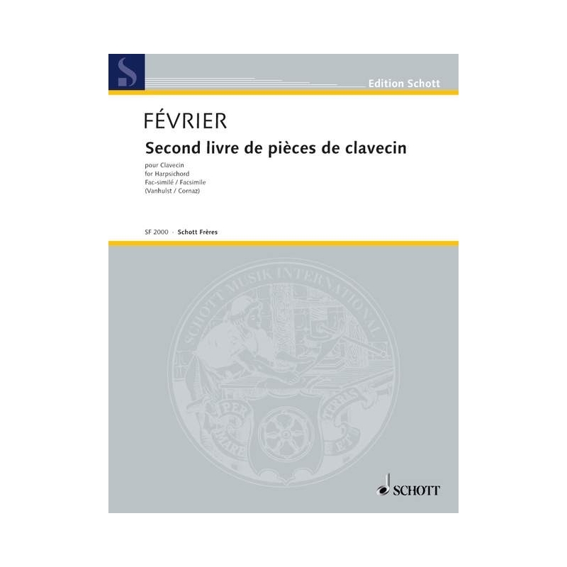 Février, Pierre - Second book of harpischord pieces