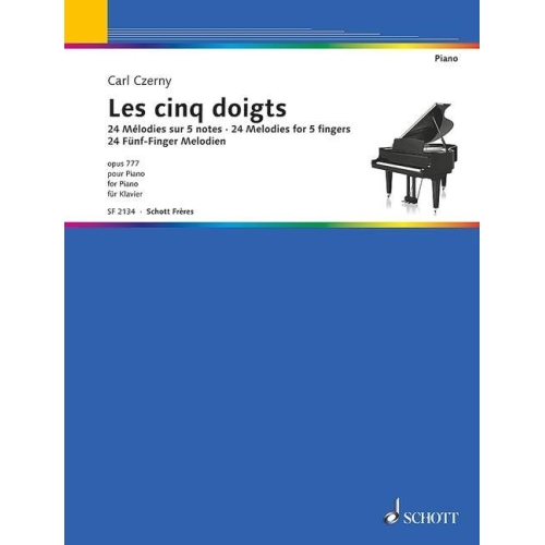 Czerny, Carl - Les cinq doigts op. 777