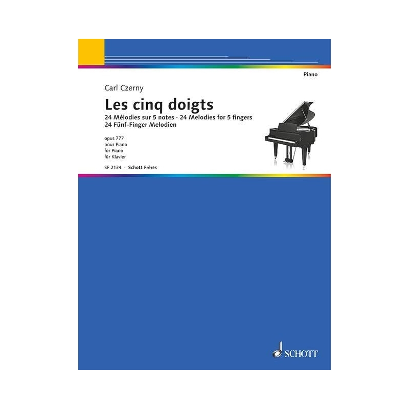 Czerny, Carl - Les cinq doigts op. 777