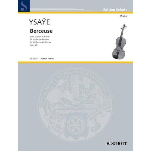 Ysaye, Eugene - Berceuse...