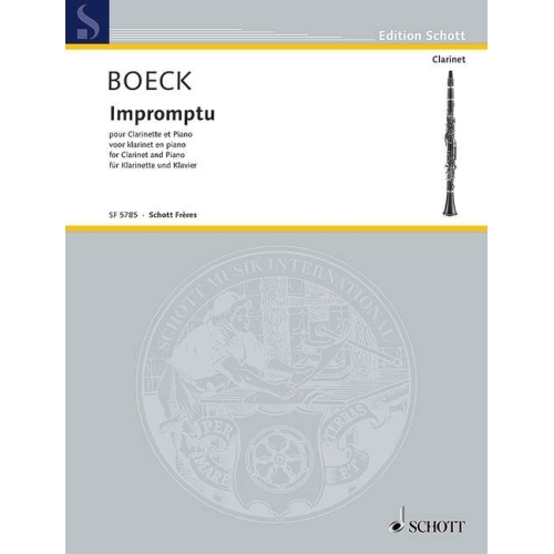 Boeck, Auguste de - Impromptu 