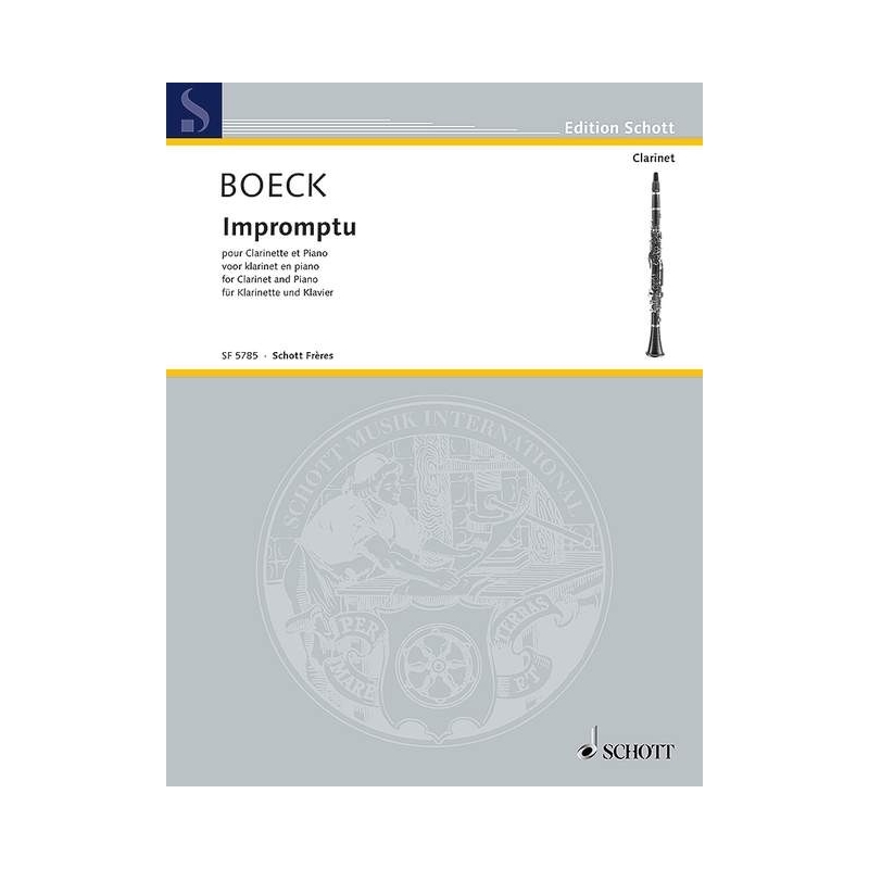 Boeck, Auguste de - Impromptu 