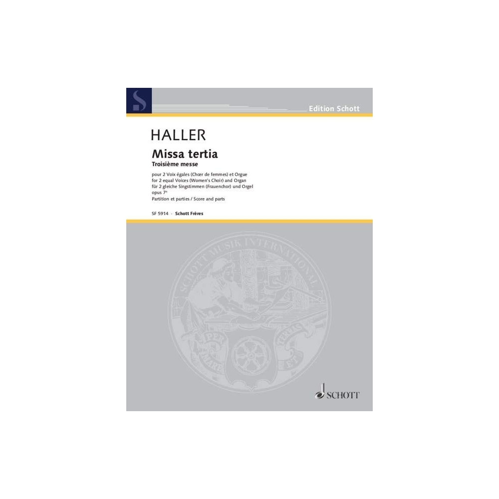 Haller, Michael - Missa tertia op. 7A 