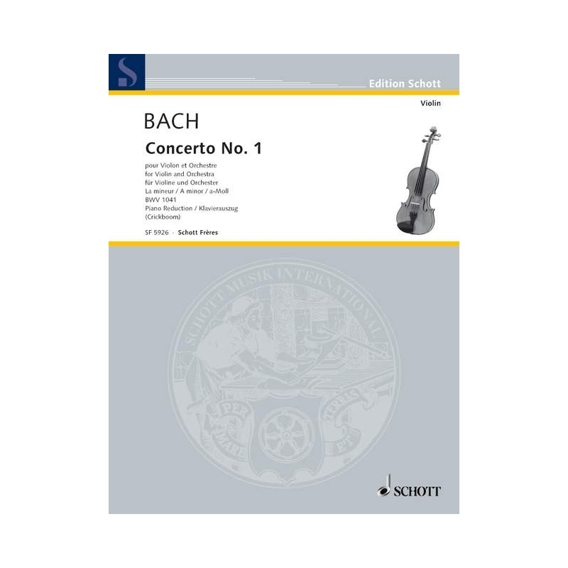 Bach, Johann Sebastian - Concerto No. 1 a minor  BWV 1041