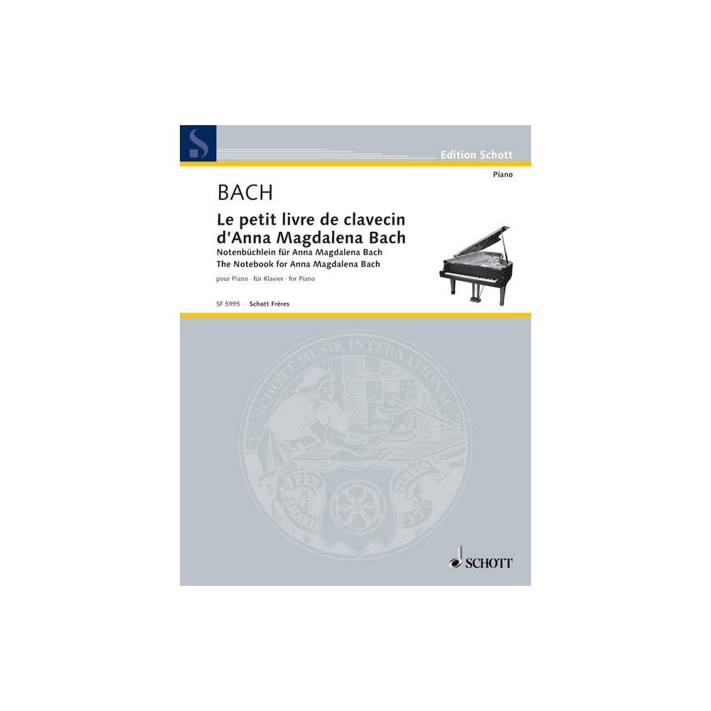 Bach, Johann Sebastian - Notebook for Anna Magdalena Bach