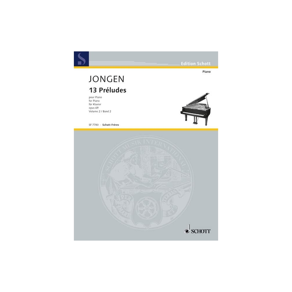 Jongen, Joseph - 13 Préludes op. 69 