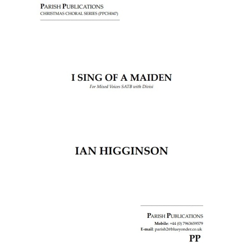 Higginson, Ian - I Sing of...