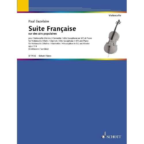 Bazelaire, Paul - Suite Française op. 114