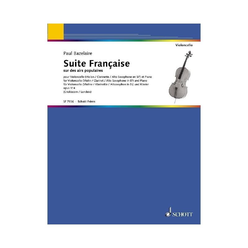 Bazelaire, Paul - Suite Française op. 114