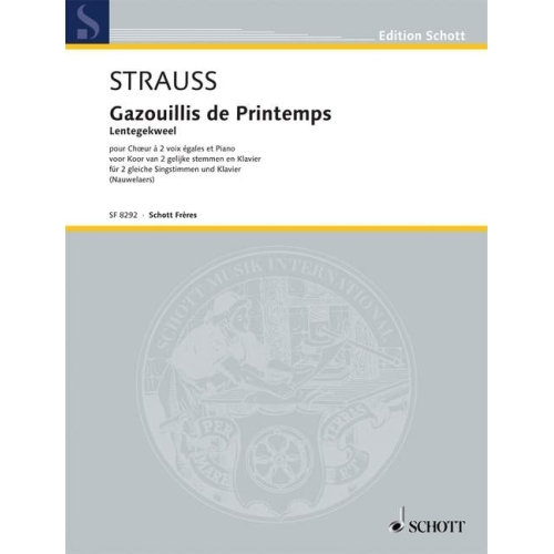 Strauss (Son), Johann - Gazouillis de Printemps