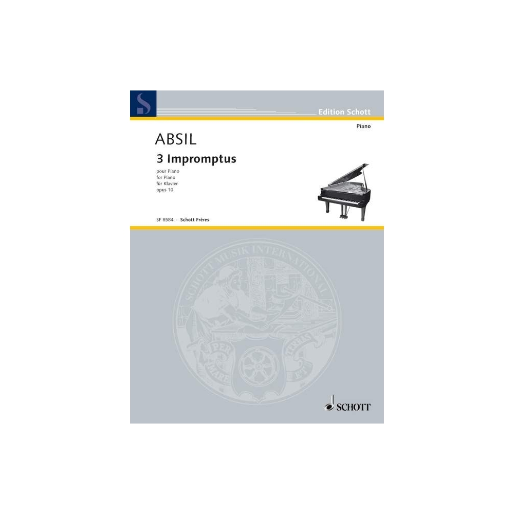 Absil, Jean - Three Impromptus op. 10 