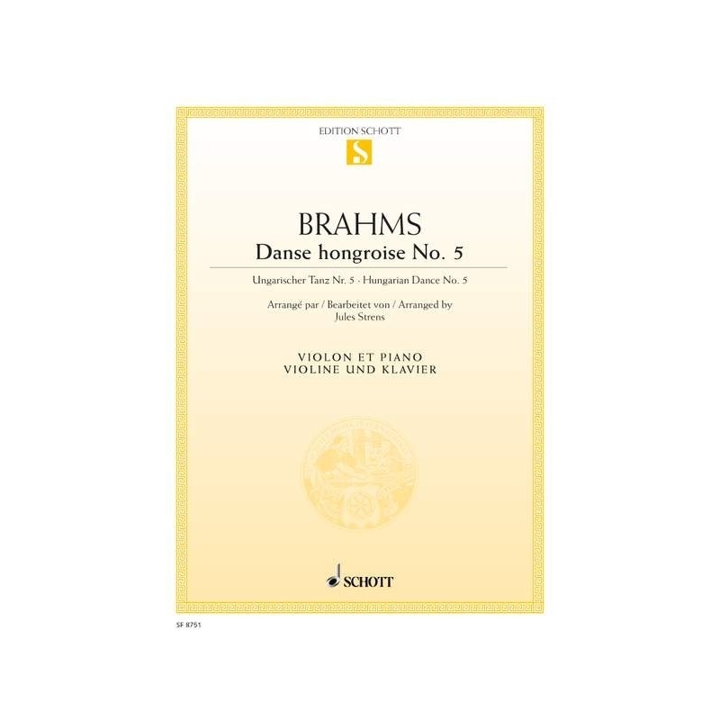 Brahms, Johannes - Hungarian Dance No. 5