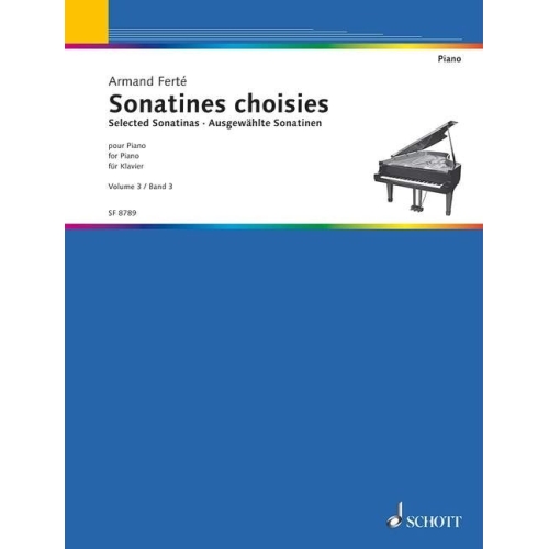 Selected Sonatinas   Vol. 3 - The Masters of the Pianos