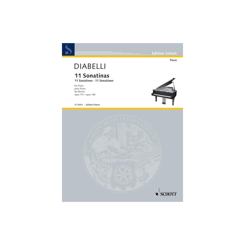 Diabelli, Anton - 11 Sonatines op. 151 + 168