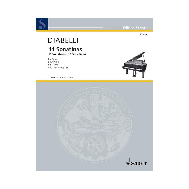 Diabelli, Anton - 11 Sonatines op. 151 + 168
