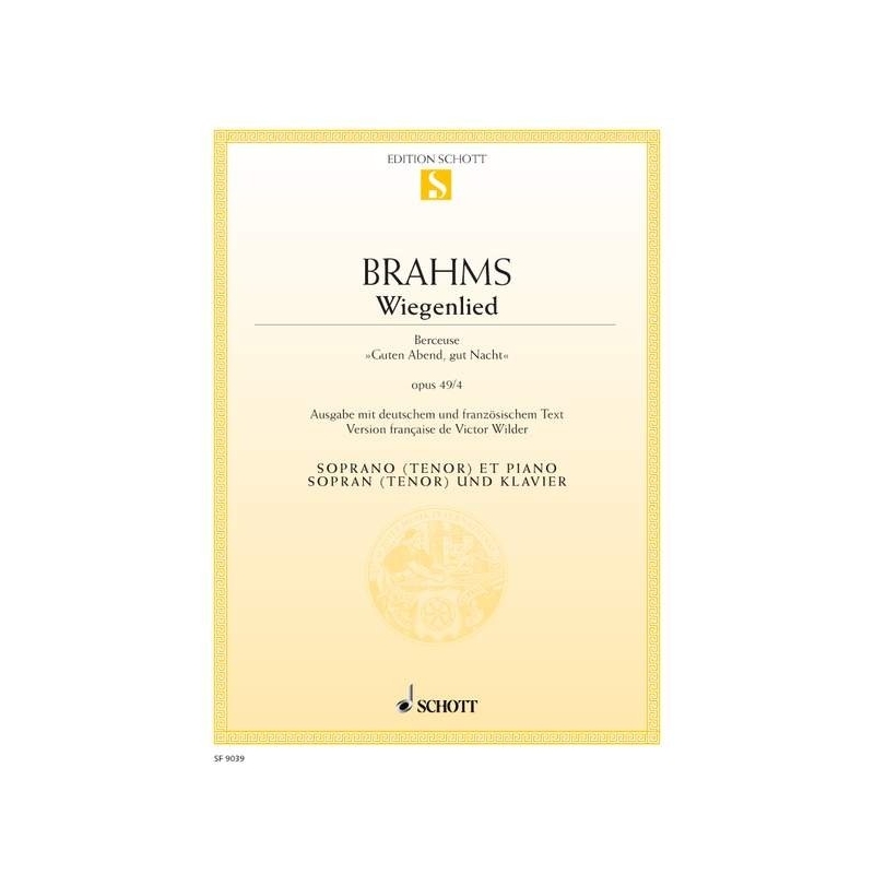Brahms, Johannes - Wiegenlied op. 49/4 