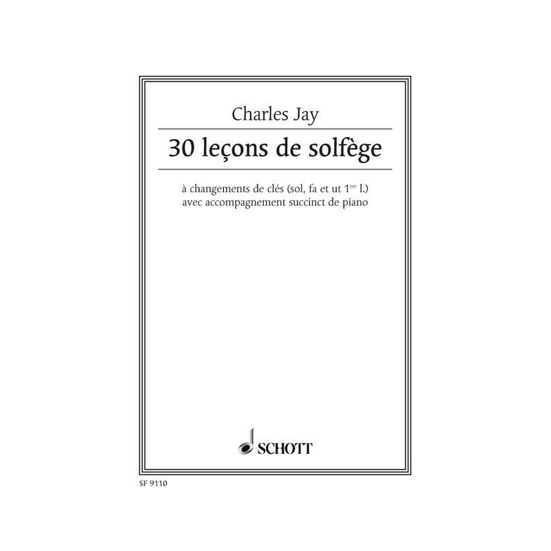 Jay, Charles - 30 leçons de solfège 