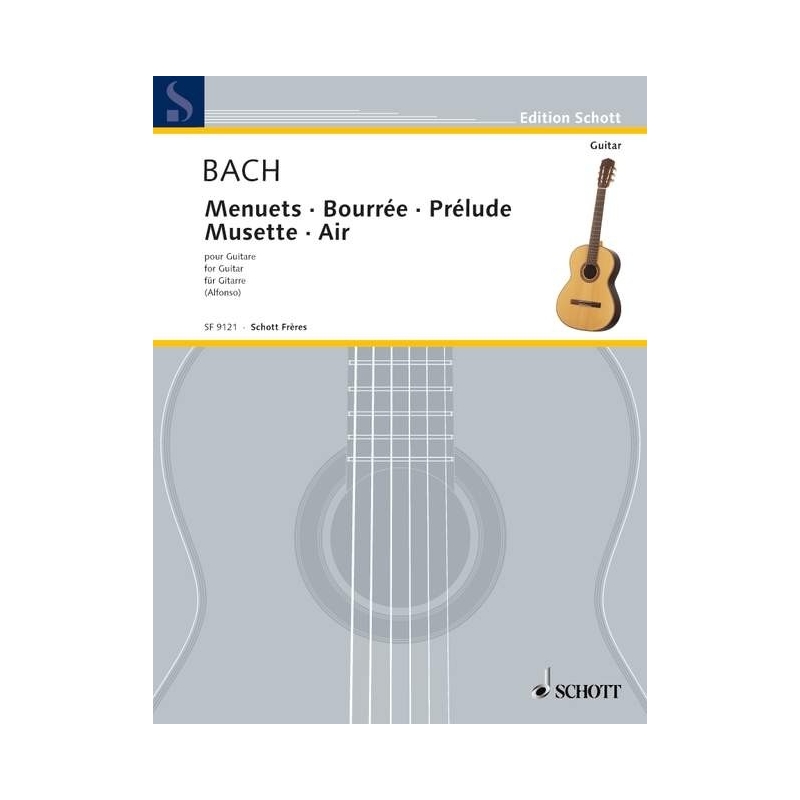 Bach, Johann Sebastian - Minuet I G Major/Bouree E Minor/Prelude D Major/Musette D Major/Menuet II Gmajor/Aria A Minor