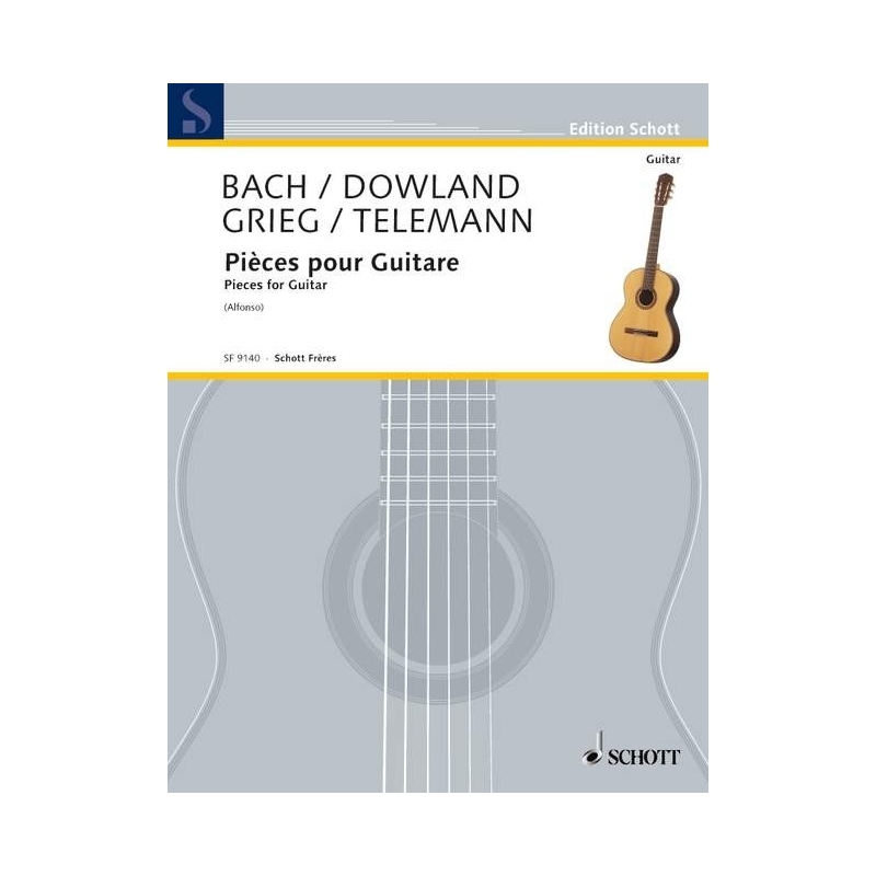 Bach, Carl Philipp Emanuel / Grieg, Edvard / Telemann, Georg Philipp / Dowland, John - Pieces for Guitar