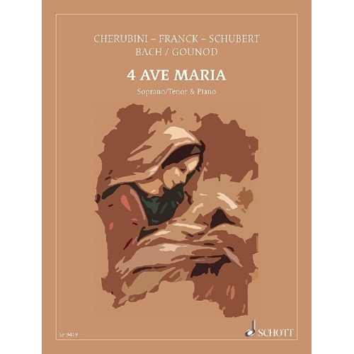 Franck, César / Gounod, Charles / Schubert, Franz / Cherubini, Luigi - 4 famous Ave Maria