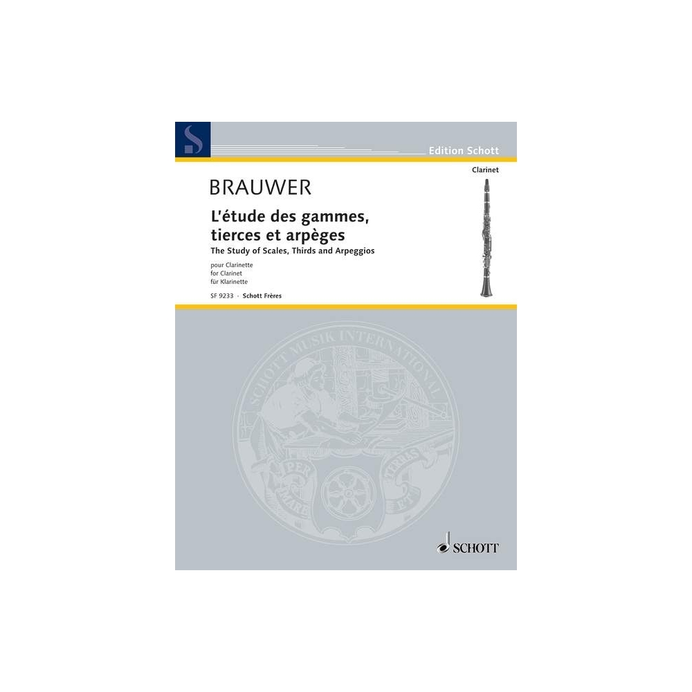 Brauwer, G. de - L'études des Gammes, Tierces et Arpèges 