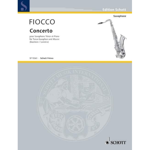 Fiocco, Joseph-Hector - Concerto G major