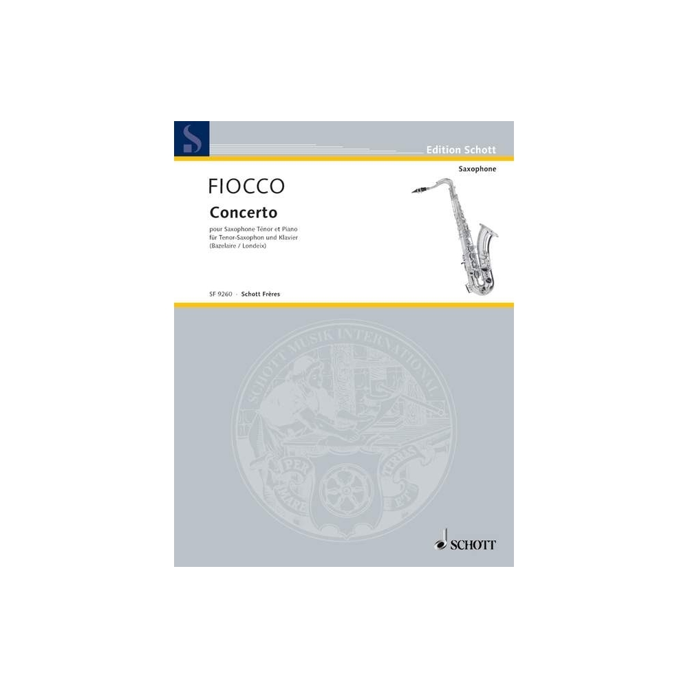 Fiocco, Joseph-Hector - Concerto G major 