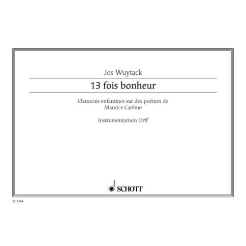 Wuytack, Jos - 13 fois...