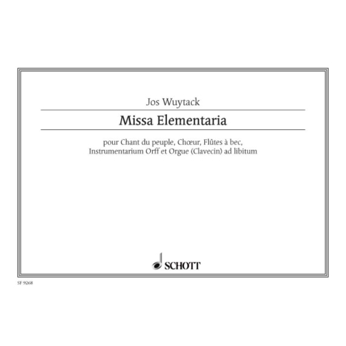 Wuytack, Jos - Missa...